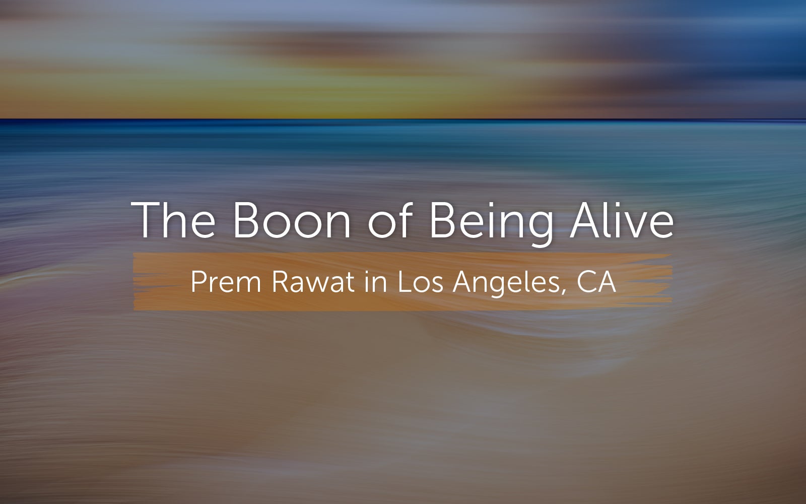 The Boon of Being Alive
